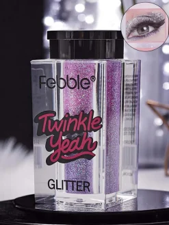 Twarz|Oczy^Royalfashion Twinkle Yeah Fioletowy brokat do twarzy i ciała