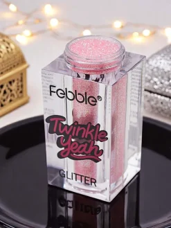 Twarz|Oczy^Royalfashion Twinkle Yeah Jasnoróżowy brokat do twarzy i ciała