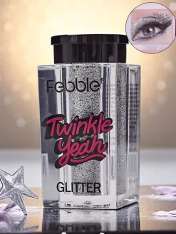 Twarz|Oczy^Royalfashion Twinkle Yeah Srebrny brokat do twarzy i ciała