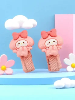 Dziewczęce^Royalfashion Urocze spinki do włosów dziecięce ze zwierzątkiem różowy