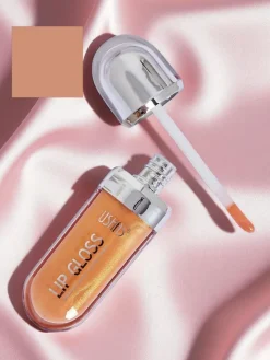 Usta^Royalfashion USHAS Błyszczyk do ust z brokatem kolor Gold