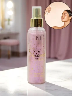 Twarz^Royalfashion USHAS Summer Spray- Rozświetlacz do twarzy i ciała w płynie Pink