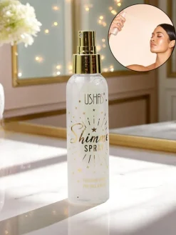 Twarz^Royalfashion USHAS Summer Spray- Rozświetlacz do twarzy i ciała w płynie Pearl