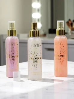 Twarz^Royalfashion USHAS Summer Spray- Rozświetlacz do twarzy i ciała w płynie Pearl