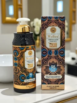 Włosy^Royalfashion Wellice Aurelia Amino Acid Essence 7in1 Szampon 500ml Fluffy Shine Smooth