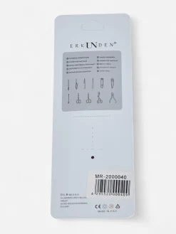 Oczy^Royalfashion Zestaw do stylizacji rzęs- pęseta do sztucznych rzęs i szczoteczka Fuksjowy