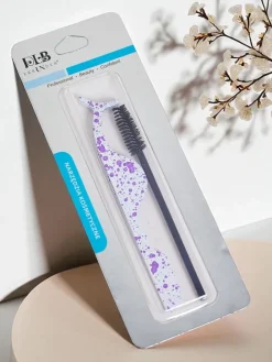 Oczy^Royalfashion Zestaw do stylizacji rzęs- pęseta do sztucznych rzęs i szczoteczka fioletowy