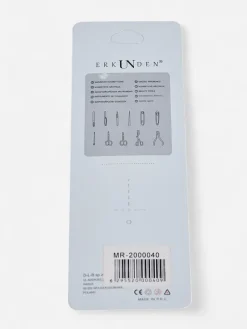 Oczy^Royalfashion Zestaw do stylizacji rzęs- pęseta do sztucznych rzęs i szczoteczka różowy